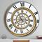 Designart 'Time Spiral In Antique Style Modern Wall Clock